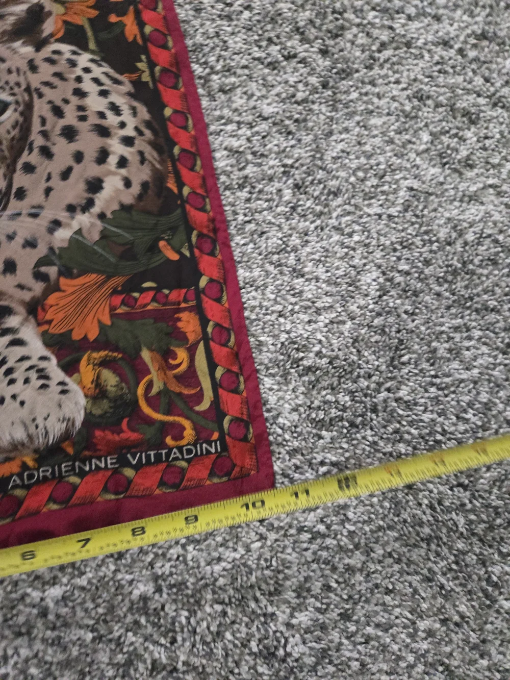 Adrienne Vittadini Multicolor Animal & Baroque Print Scarf